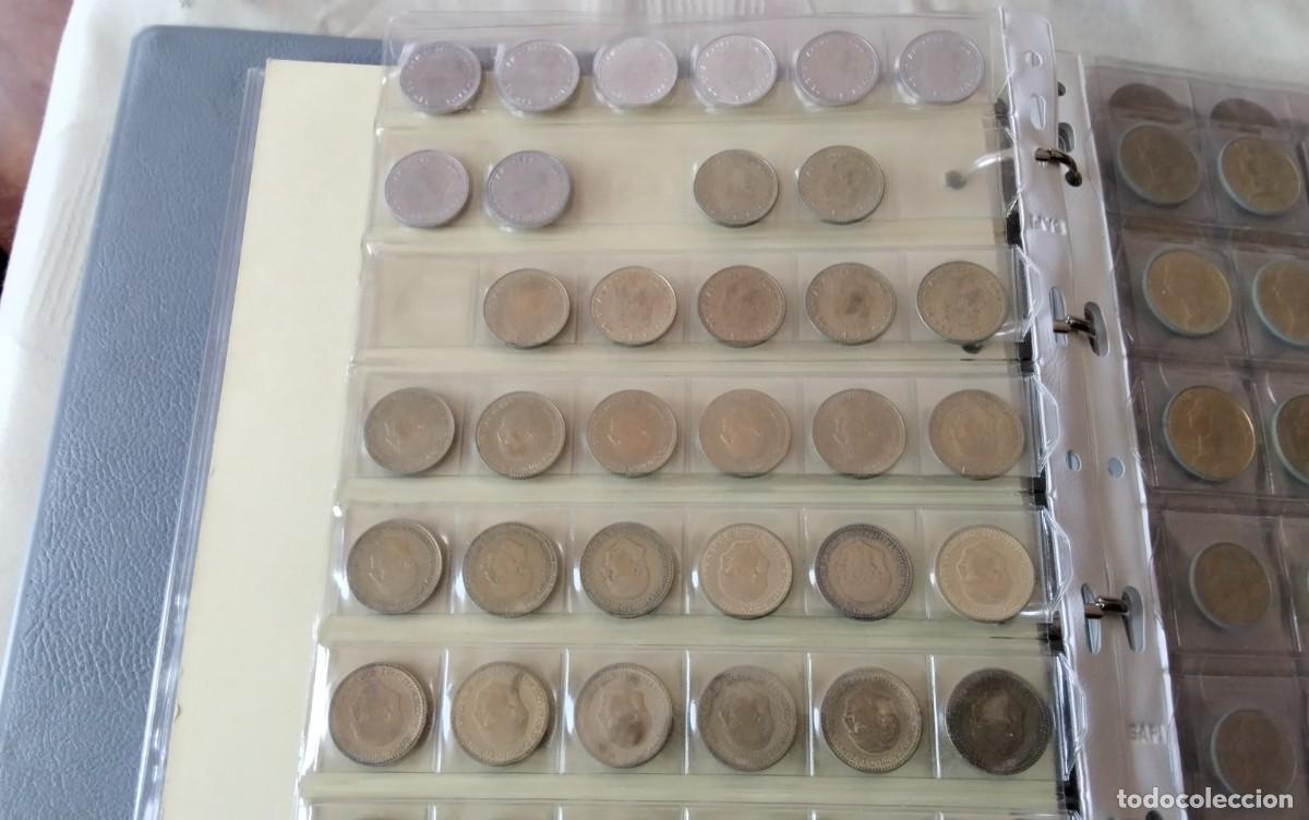 Monedas de Espa&ntilde;a: ALBUM DE MONEDAS CON APROX. MONEDAS VARIADAS , VER COMPOSICION - Foto 7