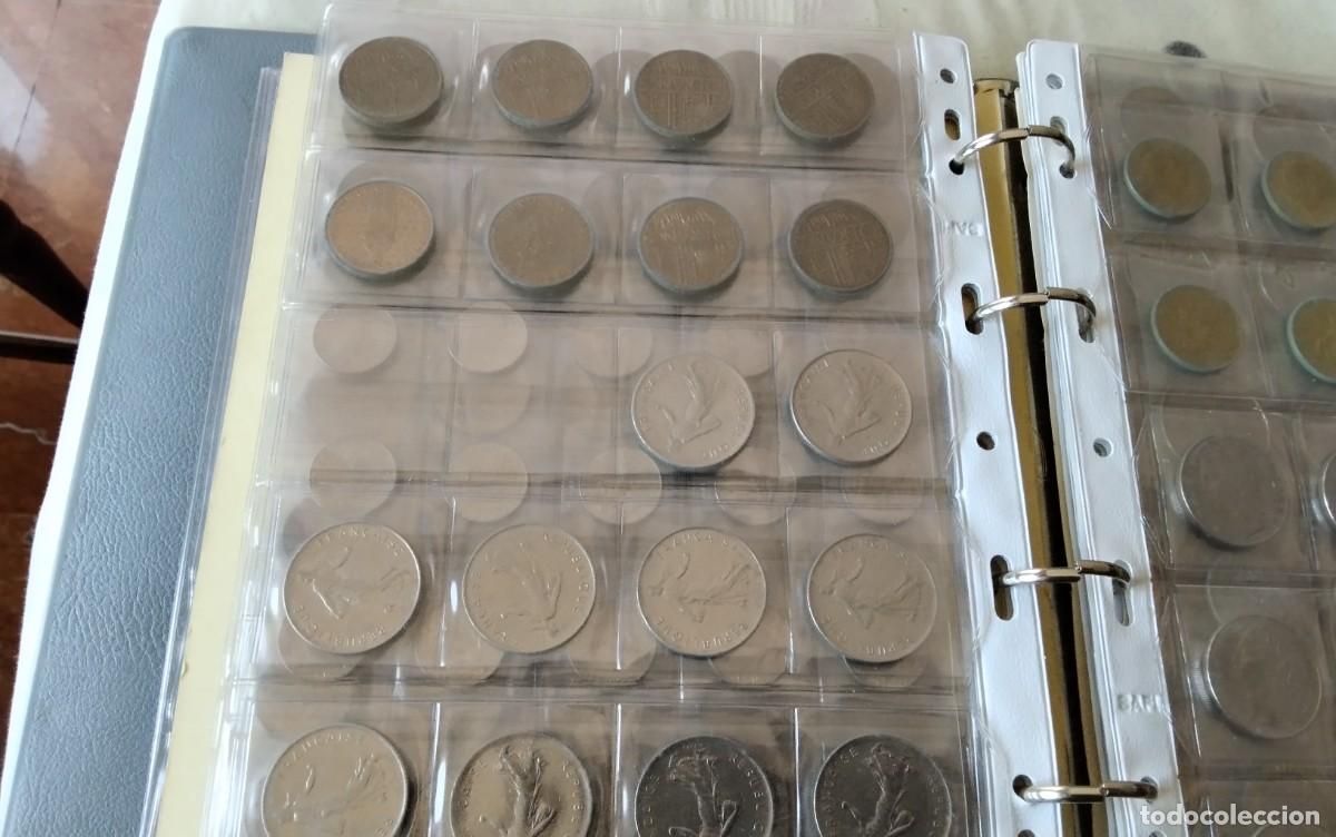 Monedas de Espa&ntilde;a: ALBUM DE MONEDAS CON APROX. MONEDAS VARIADAS , VER COMPOSICION - Foto 13