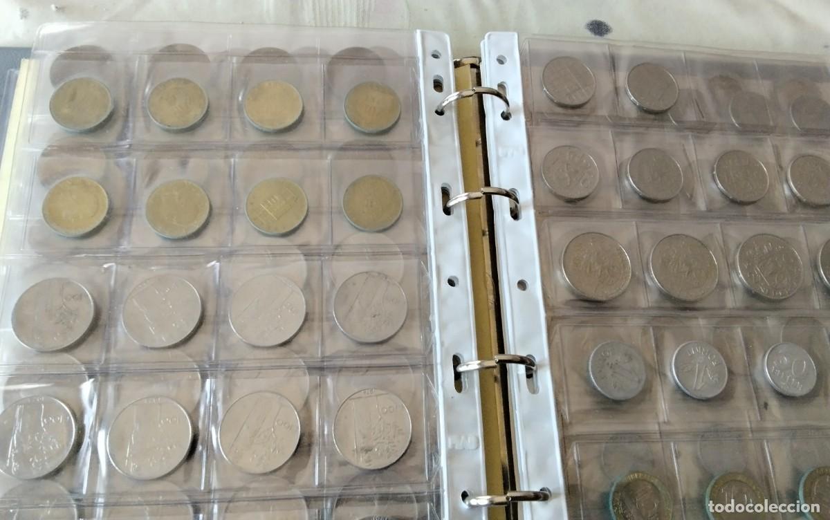 Monedas de Espa&ntilde;a: ALBUM DE MONEDAS CON APROX. MONEDAS VARIADAS , VER COMPOSICION - Foto 15
