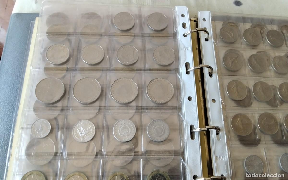 Monedas de Espa&ntilde;a: ALBUM DE MONEDAS CON APROX. MONEDAS VARIADAS , VER COMPOSICION - Foto 17