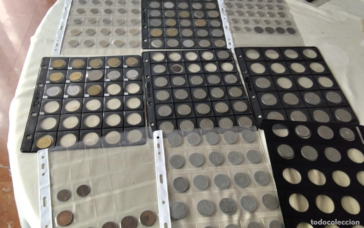 Monedas de Espa&ntilde;a: RESTO DE MONEDAS MONTADO EN 9 PAG , VER COMPOSICION OPORTUNIDAD