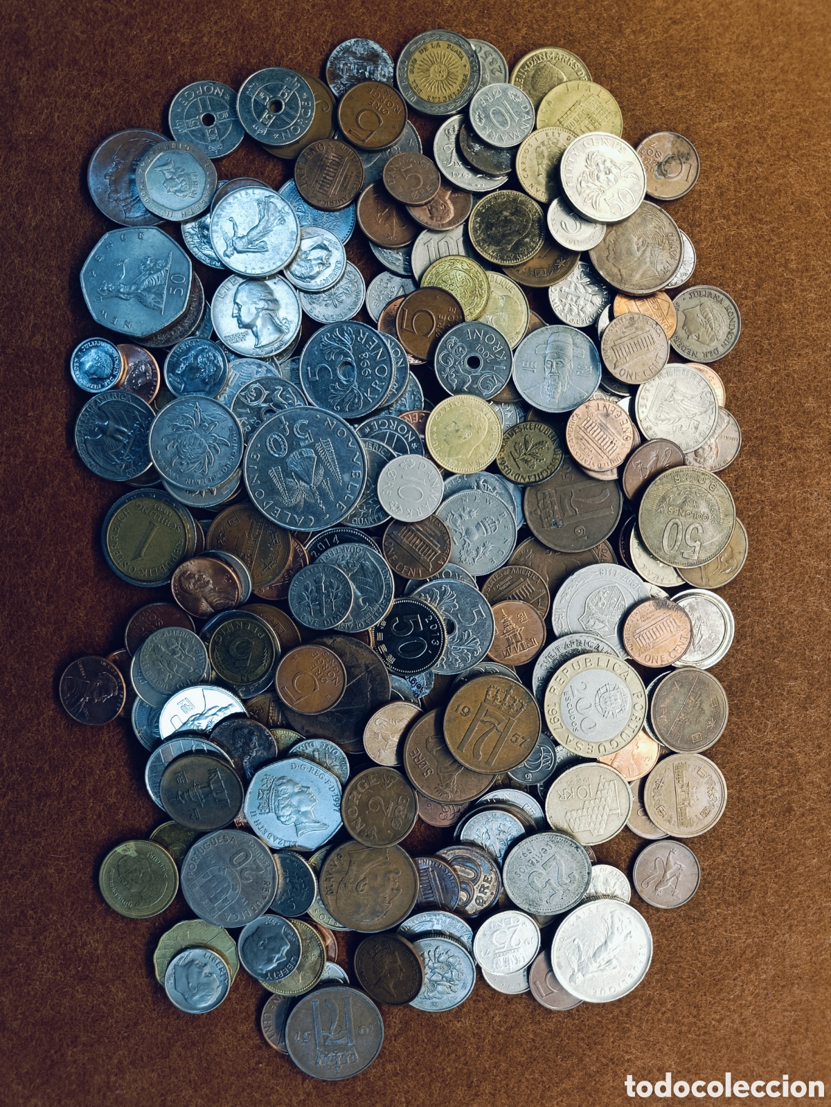 Monedas de Espa&ntilde;a: LOTE DE 1 KILO DE MONEDAS MUNDIALES . GRAN VARIEDAD. REF 1