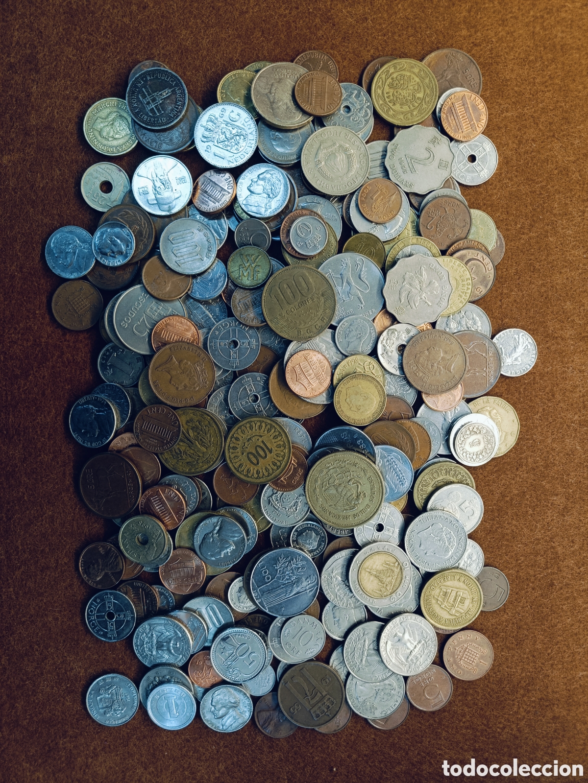 Monedas de Espa&ntilde;a: LOTE DE 1 KILO DE MONEDAS MUNDIALES . GRAN VARIEDAD. REF 2