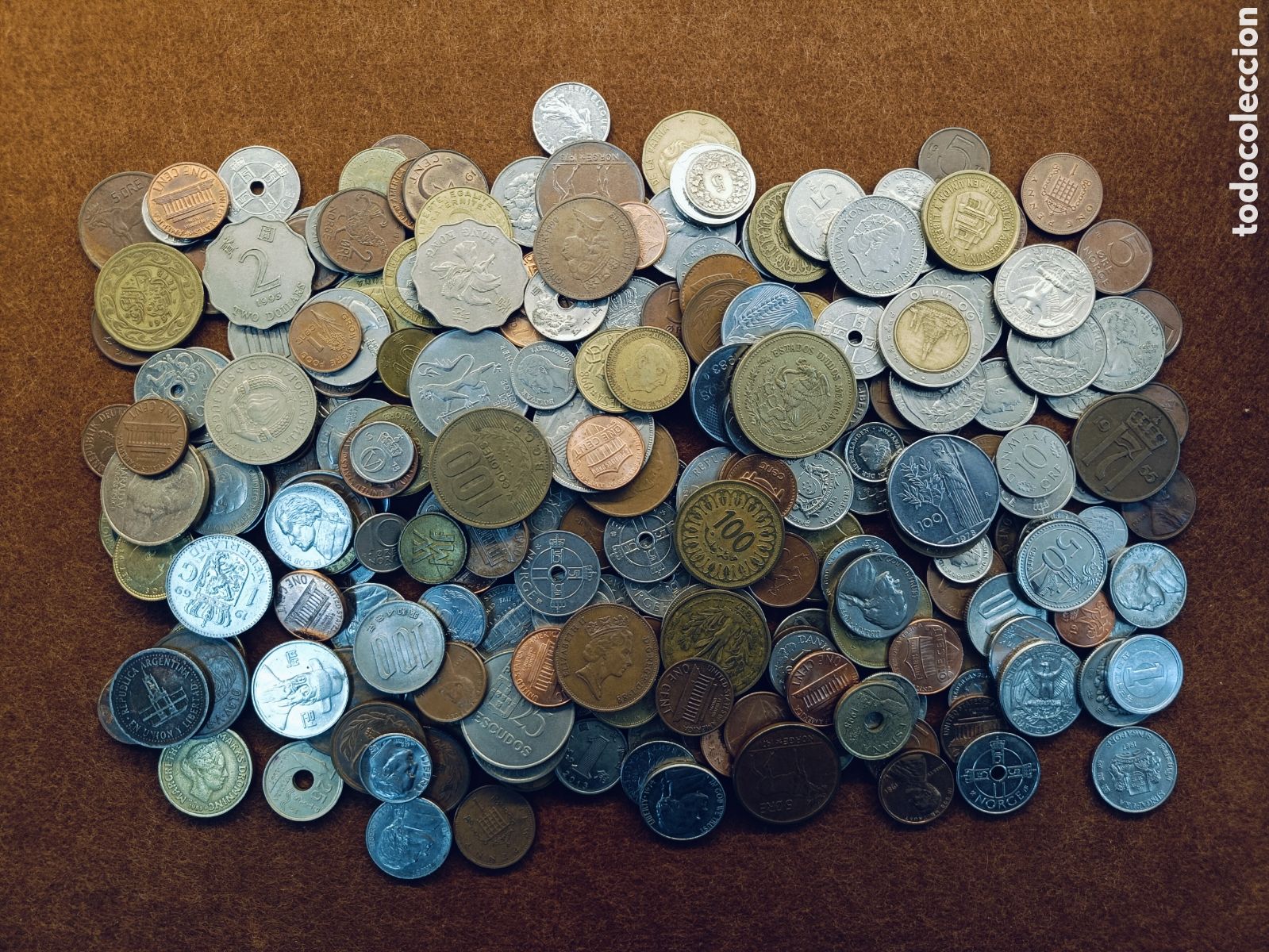 Monedas de Espa&ntilde;a: LOTE DE 1 KILO DE MONEDAS MUNDIALES . GRAN VARIEDAD. REF 2