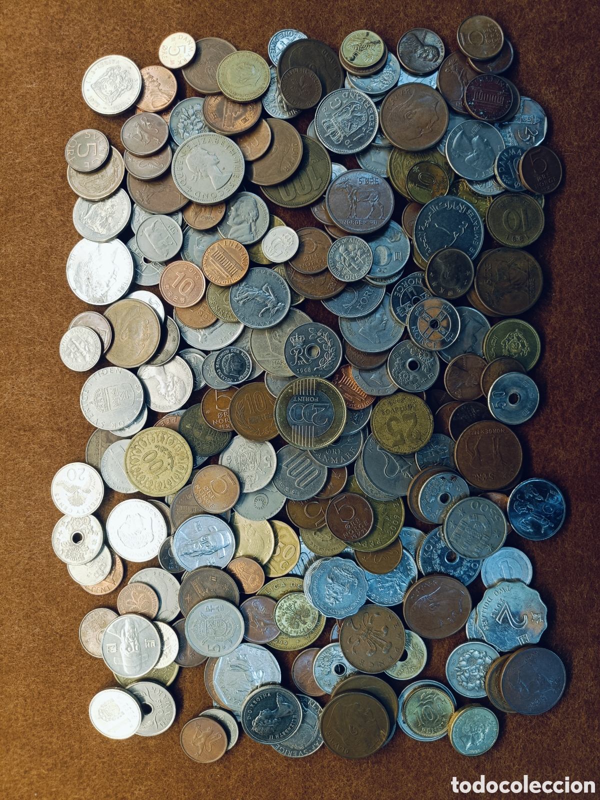 Monedas de Espa&ntilde;a: LOTE DE 1 KILO DE MONEDAS MUNDIALES . GRAN VARIEDAD. REF 6