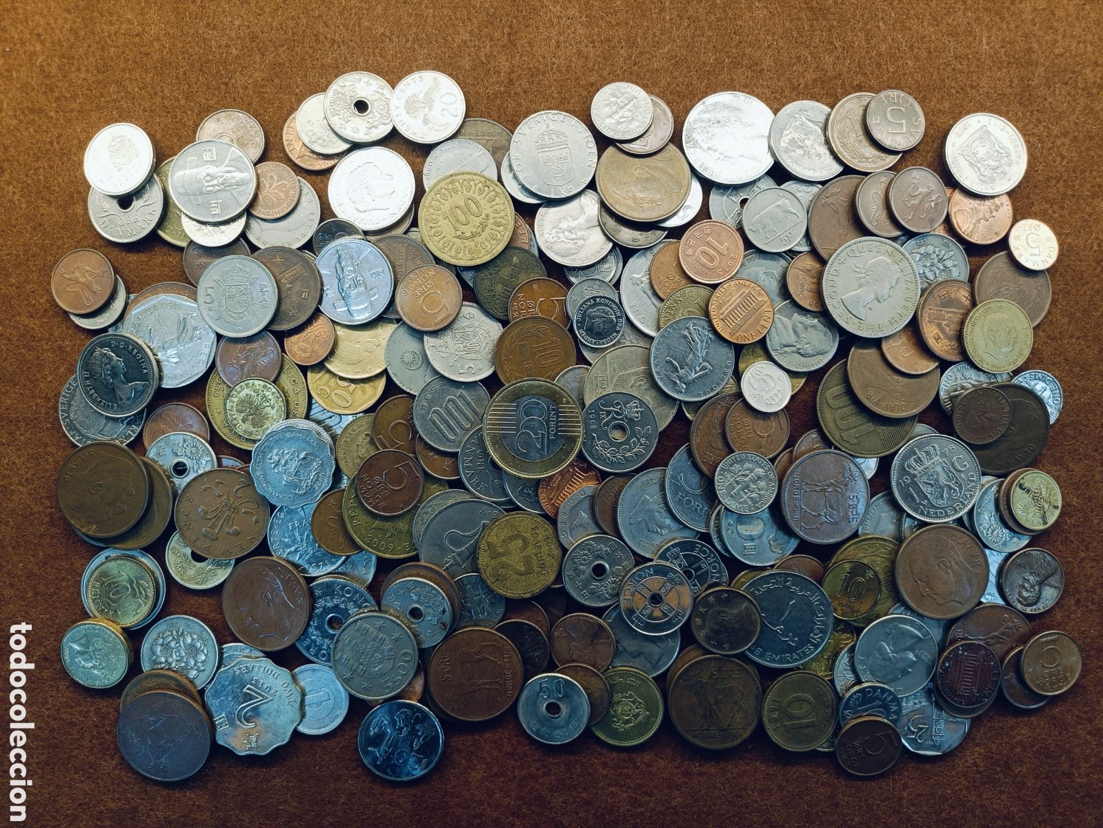 Monedas de Espa&ntilde;a: LOTE DE 1 KILO DE MONEDAS MUNDIALES . GRAN VARIEDAD. REF 6