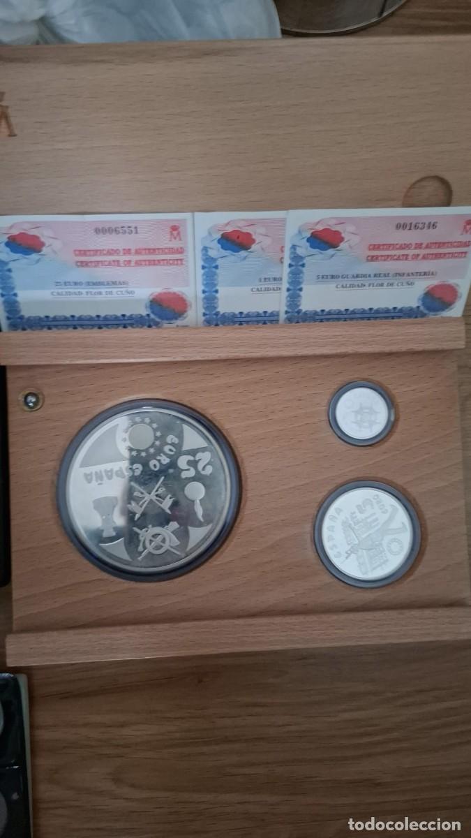Monedas de Espa&ntilde;a: Se vende colecci&oacute;n de 3 monedas de plata pura