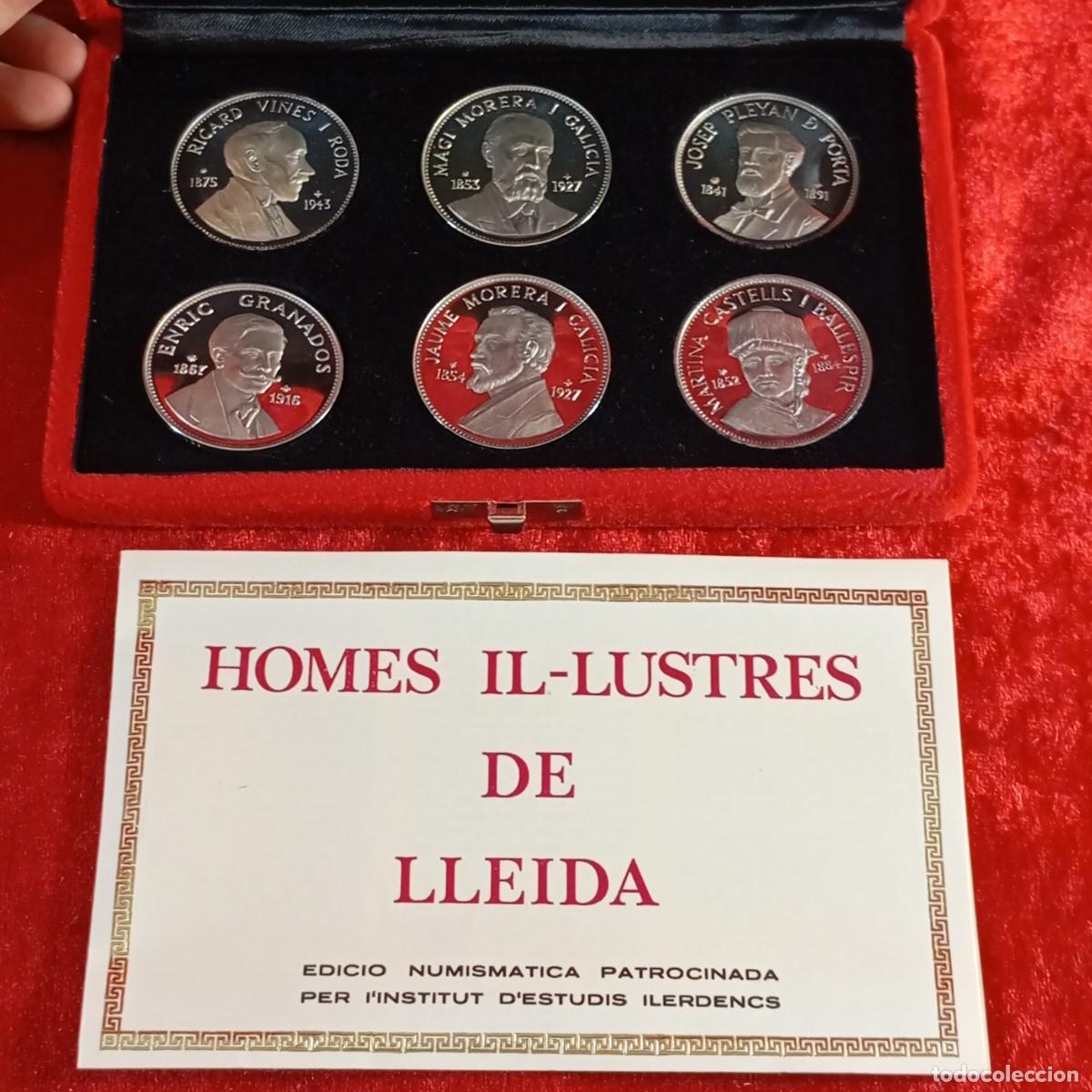 Monedas de Espa&ntilde;a: HOMES IL&middot;LUSTRES DE LLEIDA - 123 G DE PLATA FINA - EDICI&Oacute;N 250 EJEMPLARES - MORERA, VI&Ntilde;ES, ETC / 2