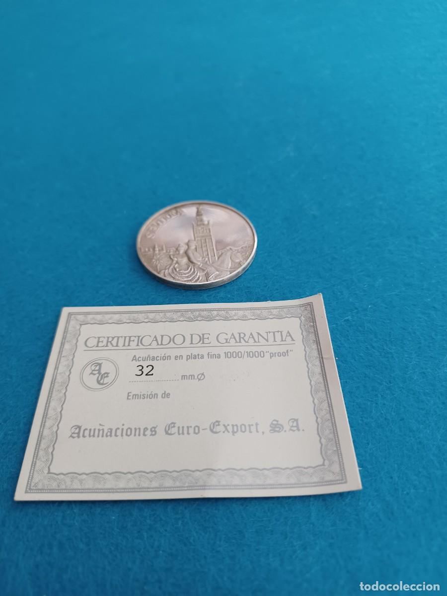 Monedas de Espa&ntilde;a: Moneda plata conmemorativa de Sevilla - Foto 2
