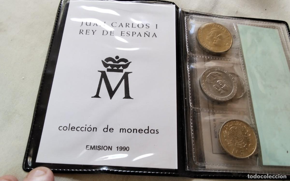 Monedas de Espa&ntilde;a: CARTERA DE MONEDAS SERIE NUMISMATICA EMISION 1990 - Foto 3
