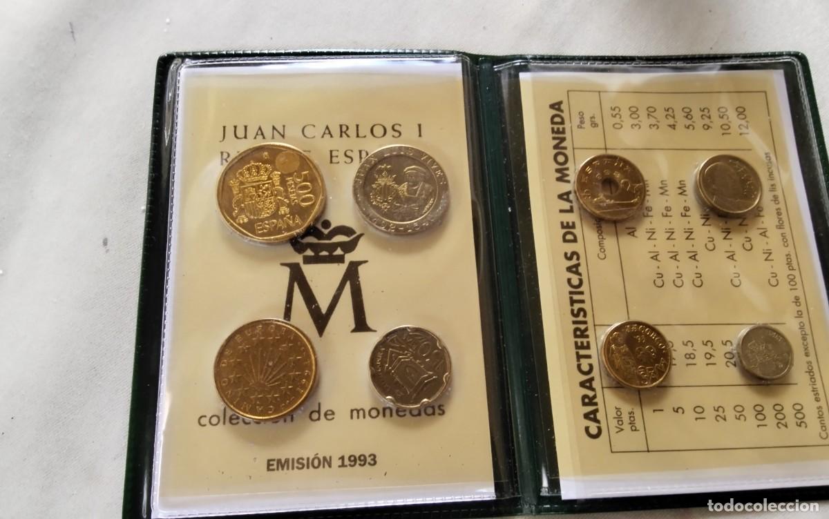 Monedas de Espa&ntilde;a: CARTERA DE MONEDAS SERIE NUMISMATICA EMISION 1993 - Foto 5