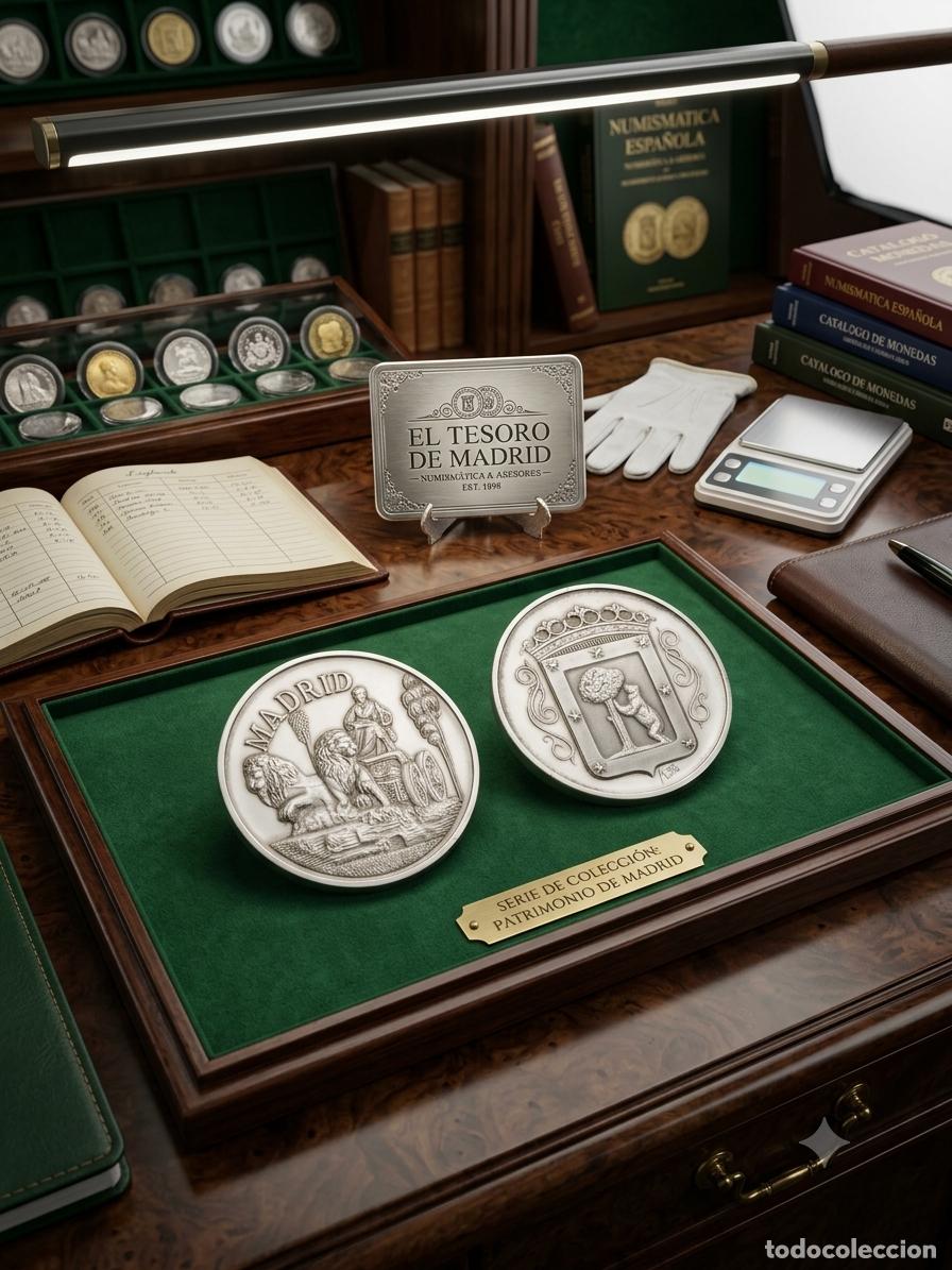 Monedas de Espa&ntilde;a: Moneda plata conmemorativa de Madrid
