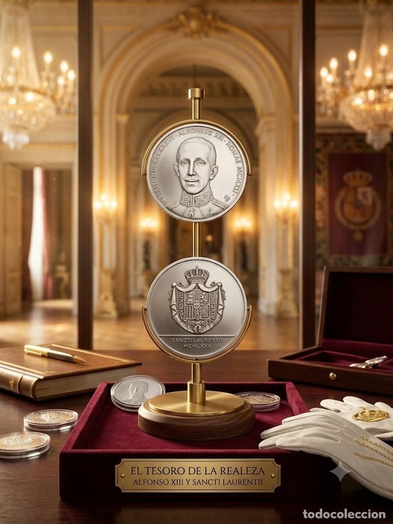 Monedas de Espa&ntilde;a: Moneda plata Rey Alfonso XIII - Foto 2