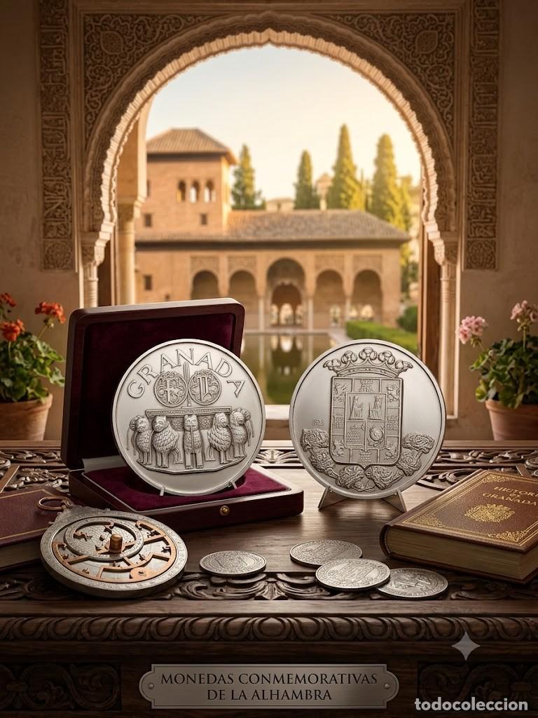 Monedas de Espa&ntilde;a: Moneda plata conmemorativa de Granada - Foto 1