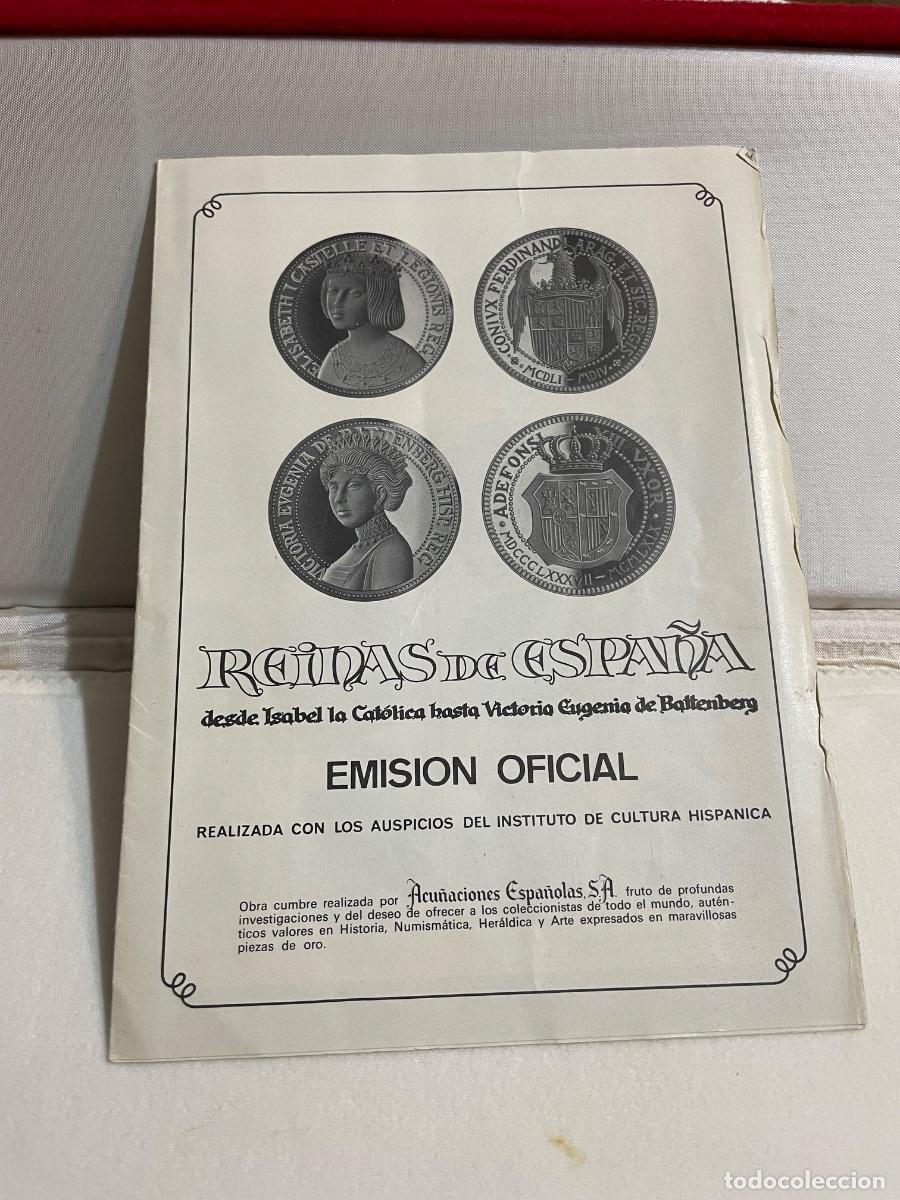 Monedas de Espa&ntilde;a: Estuche de monedas de plata Reinas De Espa&ntilde;a