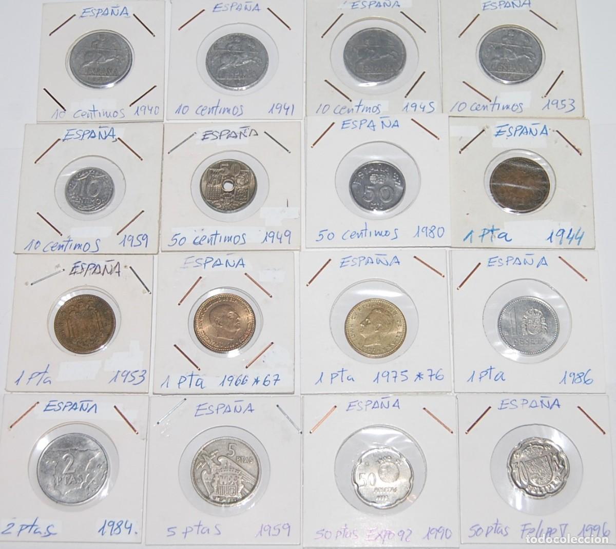 Monedas de Espa&ntilde;a: LOTE 16 MONEDAS ESPA&Ntilde;OLAS SIGLO XX