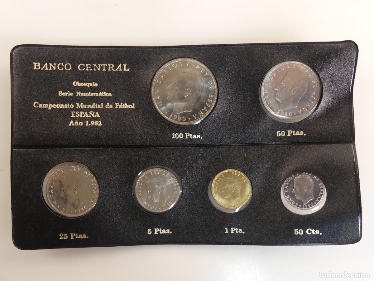 Moedas de Espanha: Campeonato mundial de f&uacute;tbol Serie Numism&aacute;tica Espa&ntilde;a a&ntilde;o 1982