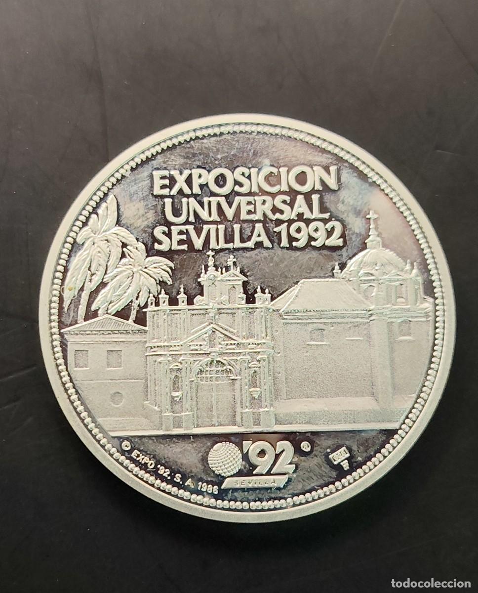 Monedas de Espa&ntilde;a: ESPA&Ntilde;A A&Ntilde;O 1992 MEDALLA DE PLATA (925) &rdquo; EXPO 92 &rdquo;