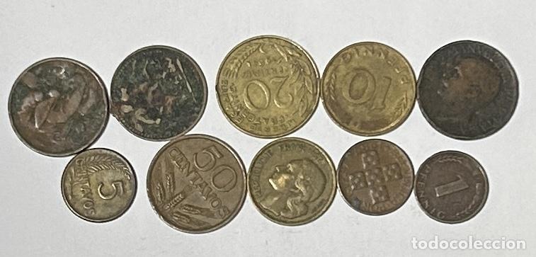 Monedas de Espa&ntilde;a: L130 LOTE DE 10 MONEDAS A IDENTIFICAR