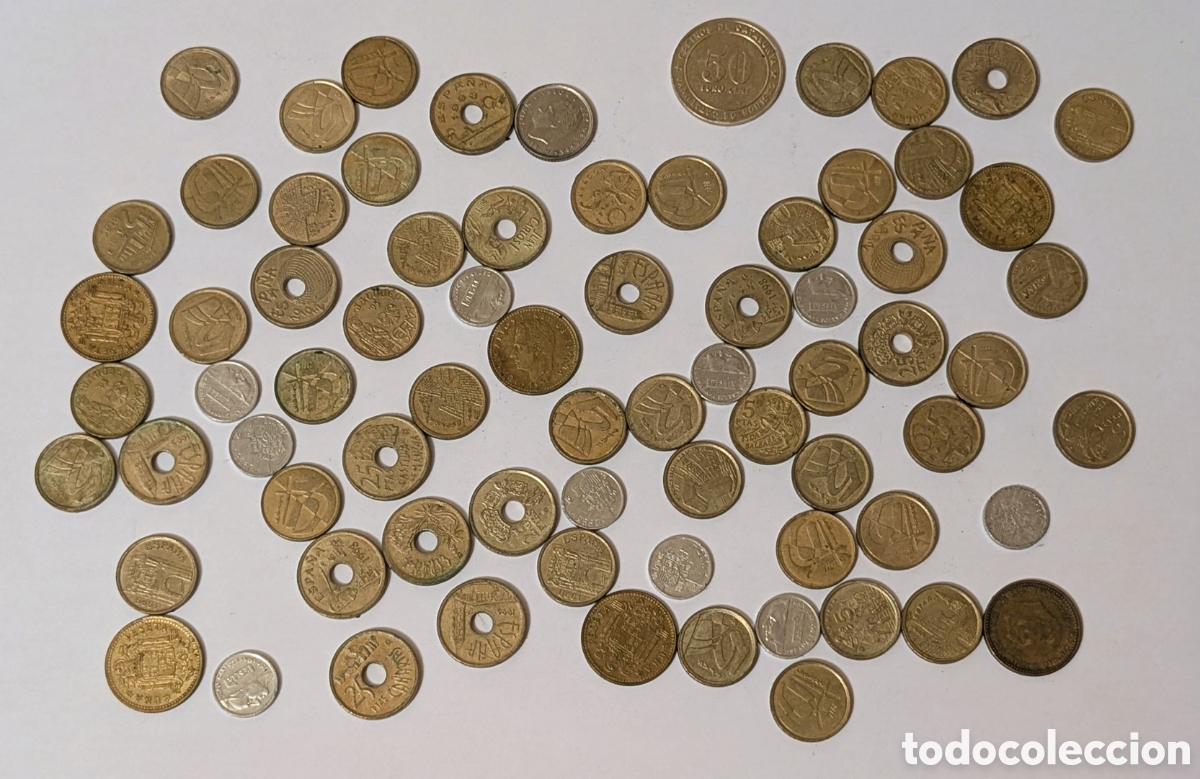 Monedas de Espa&ntilde;a: Lote monedas varias. Pesetas. Espa&ntilde;a