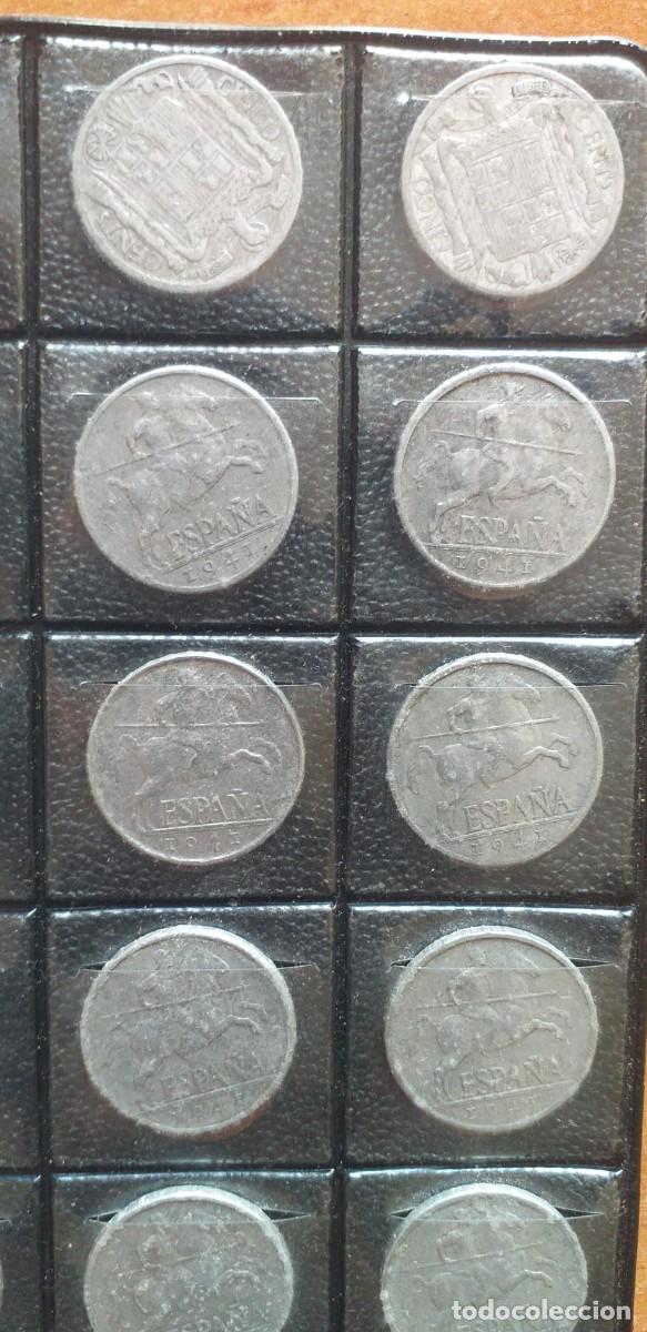 Monedas de Espa&ntilde;a: CUARENTA Y OCHO MONEDAS 5 CENTIMOS - ESPA&Ntilde;A 1941 - Foto 7