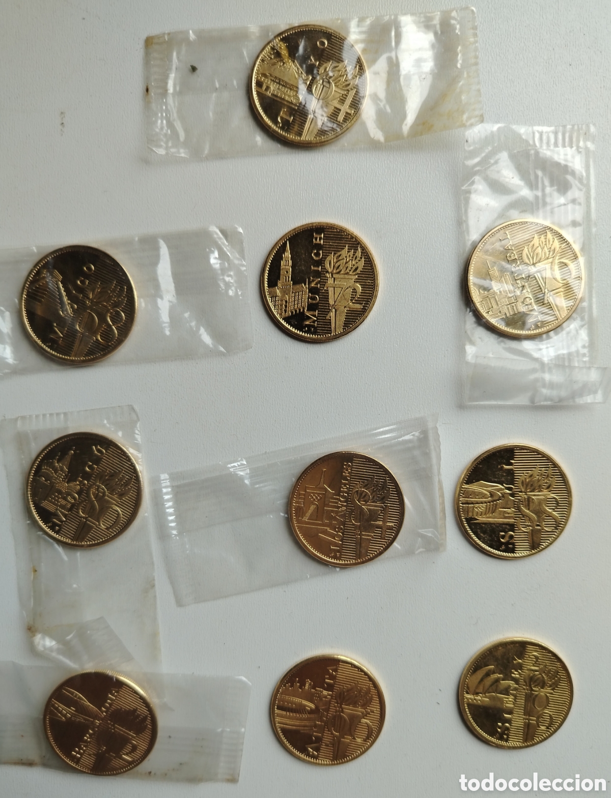 Monedas de Espa&ntilde;a: Lote monedas colecci&oacute;n Olimp&iacute;adas del 64 al 2000