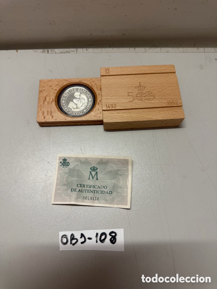 Monedas de Espa&ntilde;a: Estuche 5000 PESETAS Plata - V Centenario - ESPA&Ntilde;A