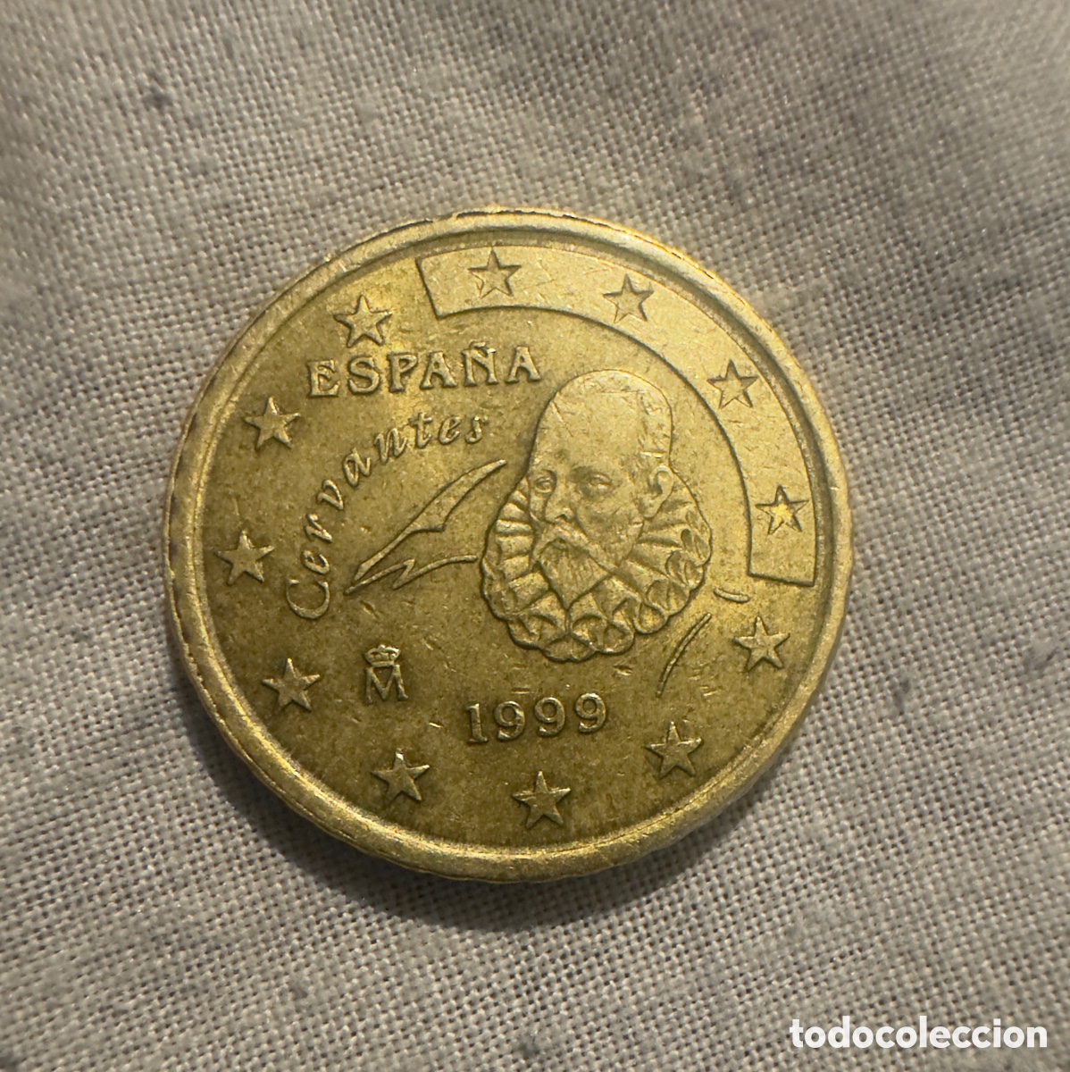 Moedas de Espanha: MONEDA 50 C&Eacute;NTIMOS 1999