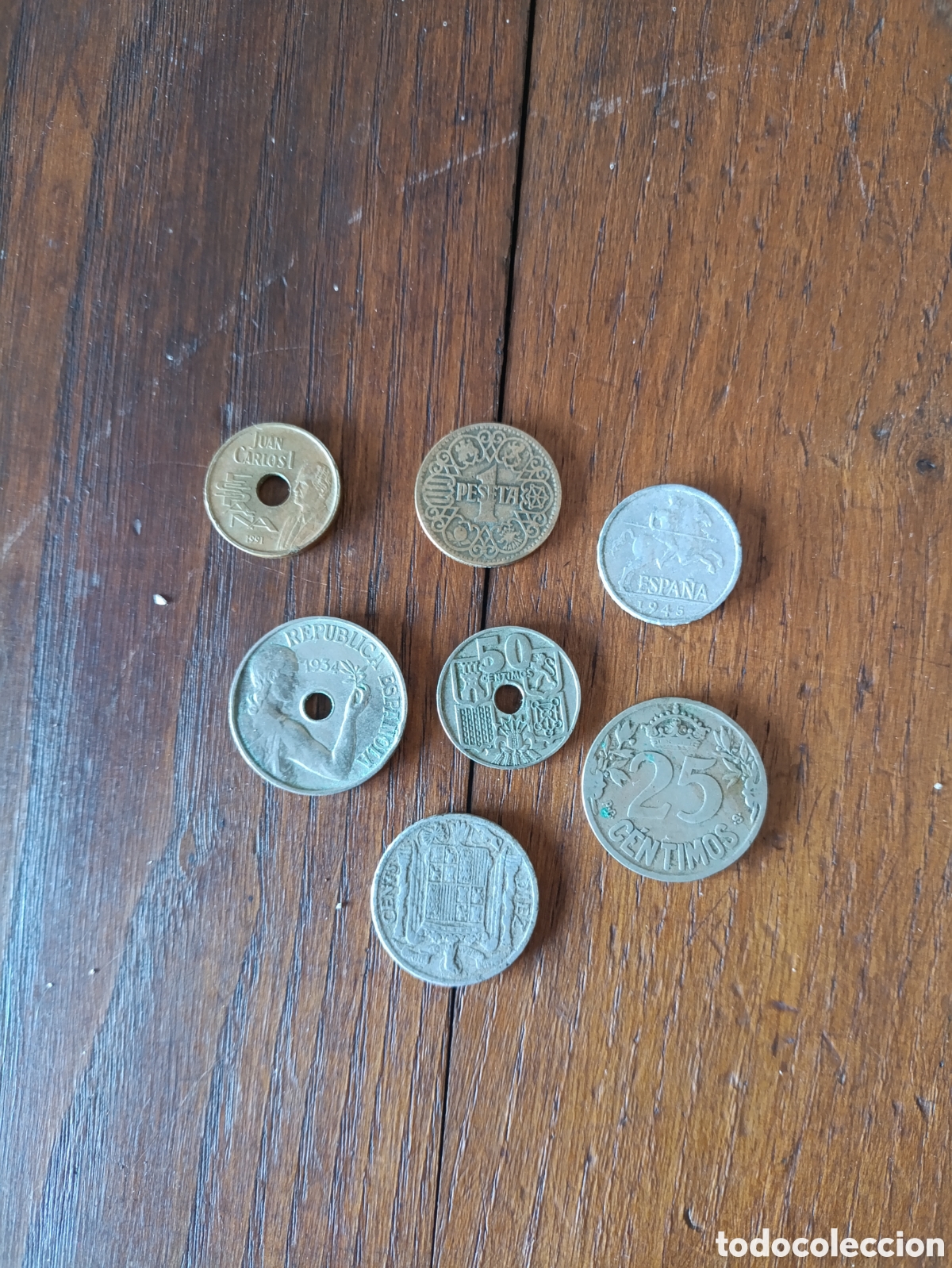 Moedas de Espanha: Lote de monedas espa&ntilde;olas