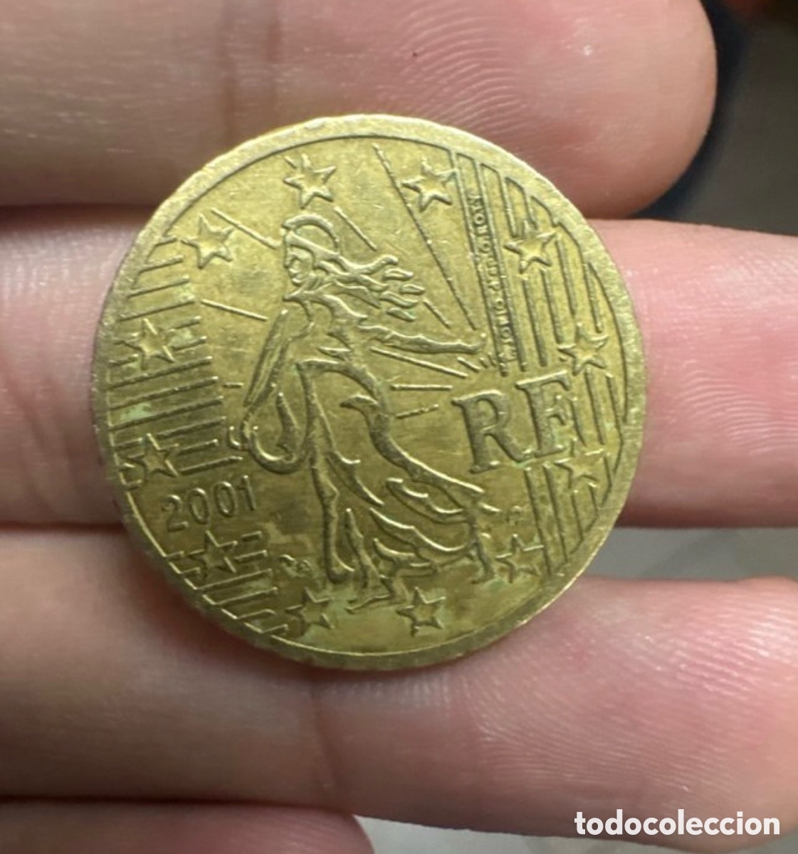 Monedas de Espa&ntilde;a: MONEDA 50 C&Eacute;NTIMOS RF 2001