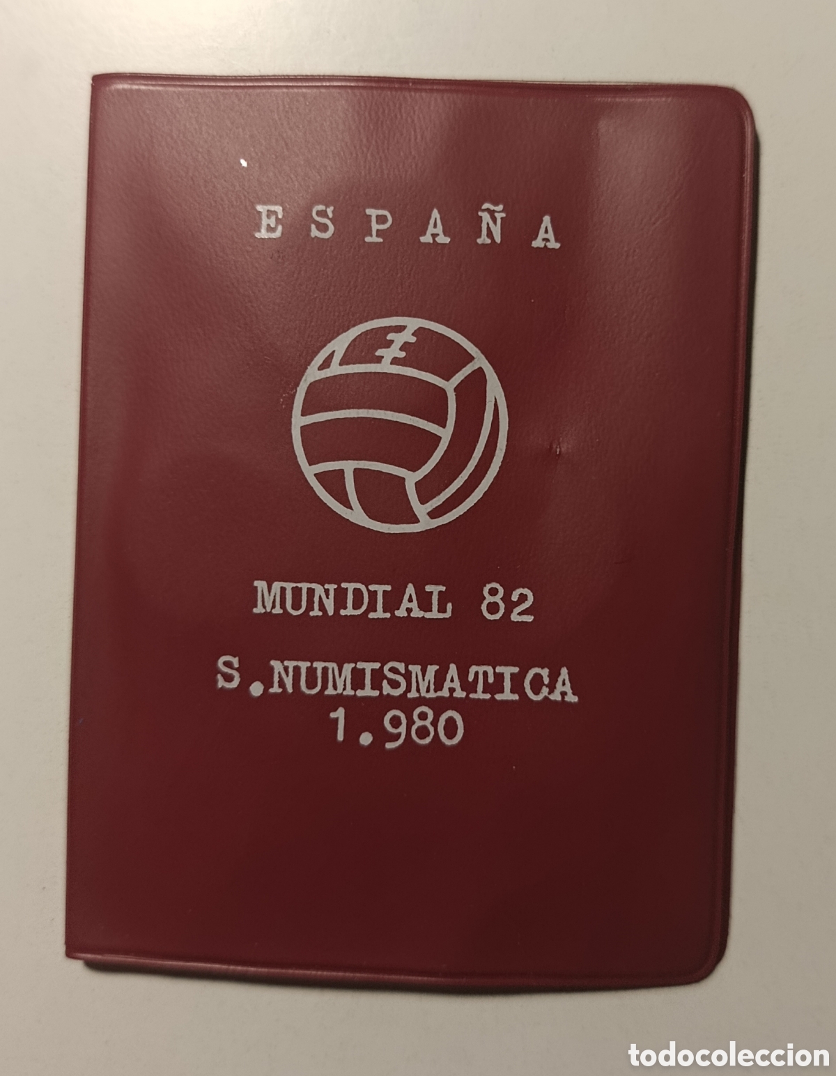 Monedas de Espa&ntilde;a: Cartera Espa&ntilde;a Mundial Futbol 1982 Serie Numismatica 1980 monedas Juan Carlos I