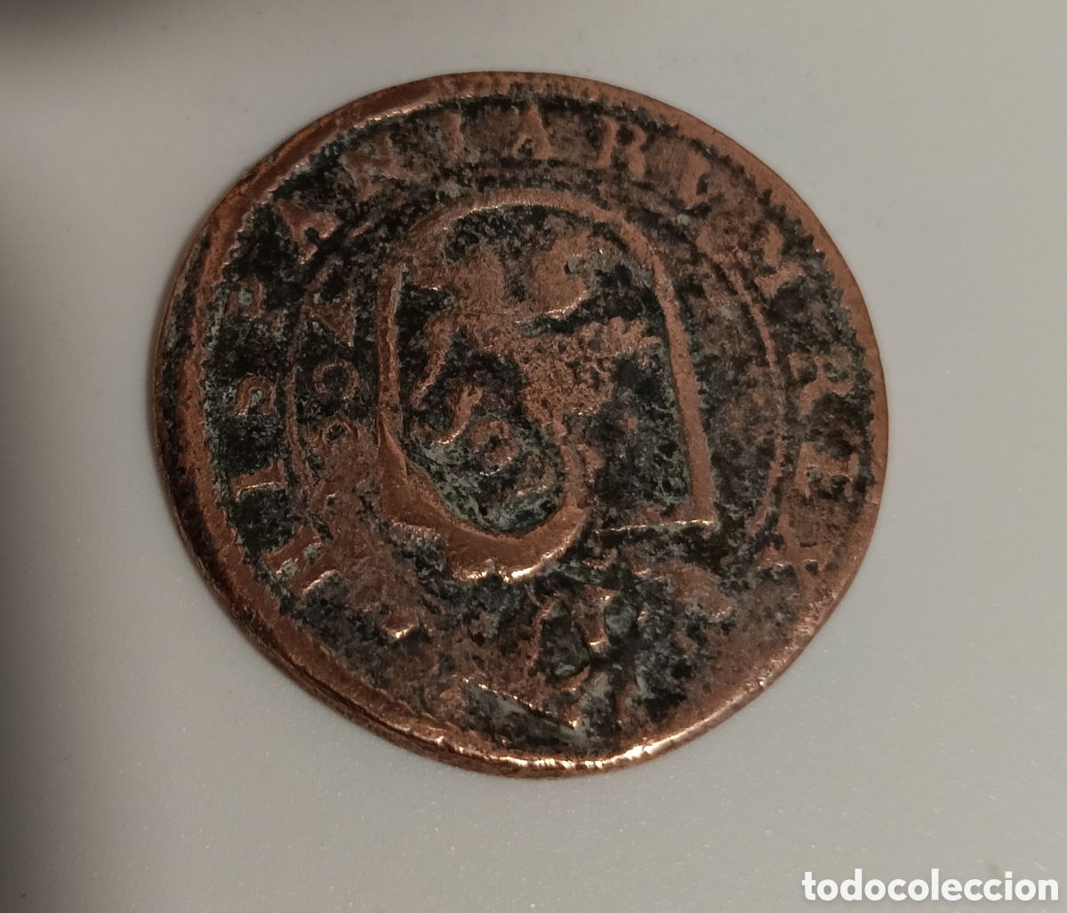 Monedas de Espa&ntilde;a: moneda de 2 Maraved&iacute;s de 1704