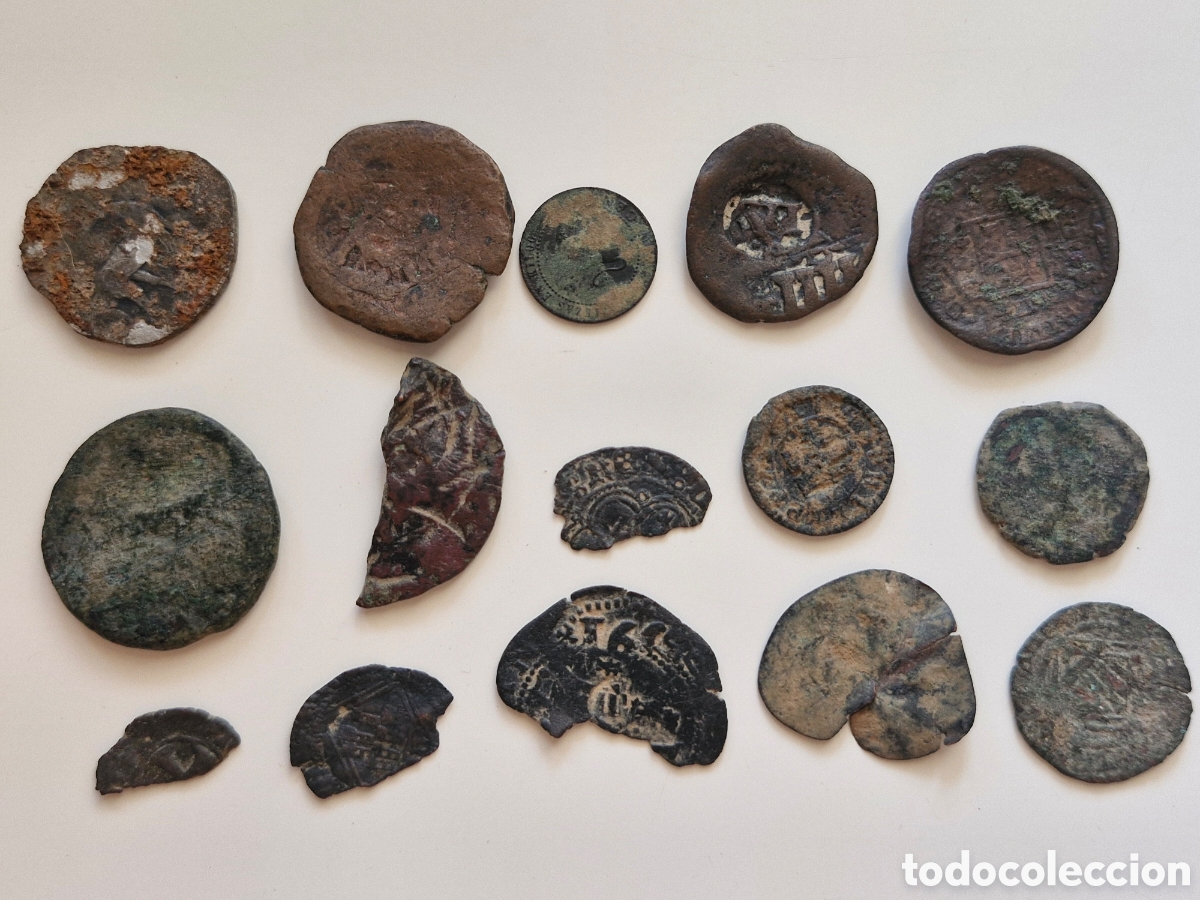 Monedas de Espa&ntilde;a: Lote de monedas antiguas - Foto 2