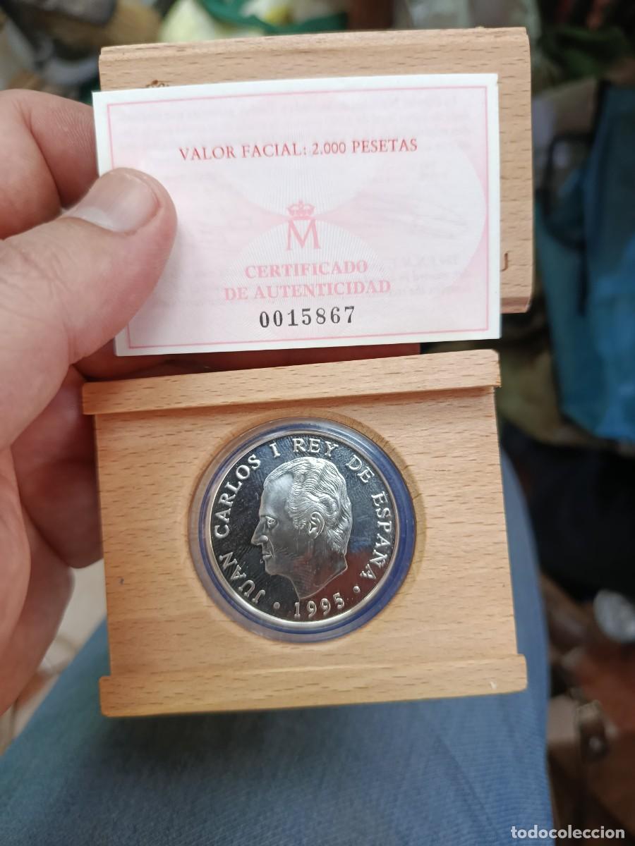 Monedas de Espa&ntilde;a: 2000 pesetas plata.,50 aniversario de la ONU. 1995