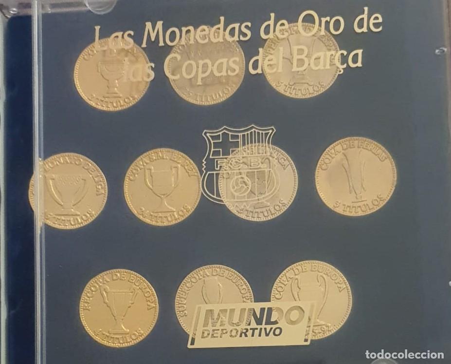 Monedas de Espa&ntilde;a: COLECCI&Oacute;N COMPLETA &rdquo;LAS MONEDAS DE ORO DE LAS COPAS DEL BAR&Ccedil;A&rdquo; - FC BARCELONA