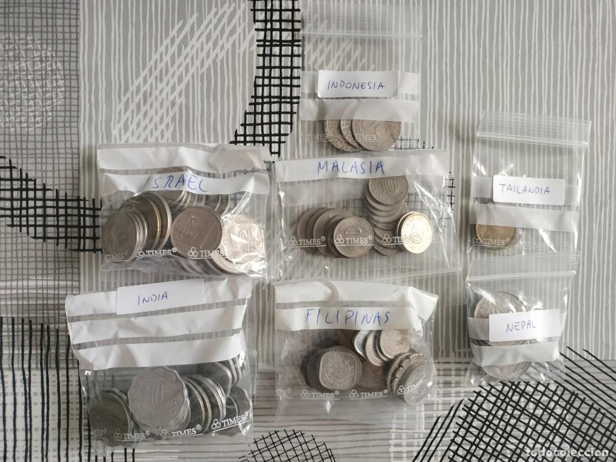 Monedas de Espa&ntilde;a: Monedas Extranjeras al peso. 4,2 KG