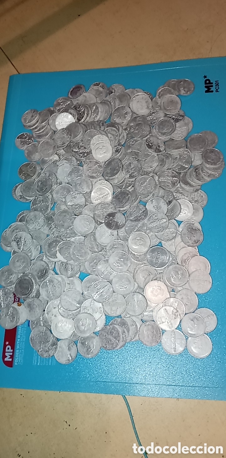 Monedas de Espa&ntilde;a: Lote much&iacute;simas monedas de 50 c&eacute;ntimos