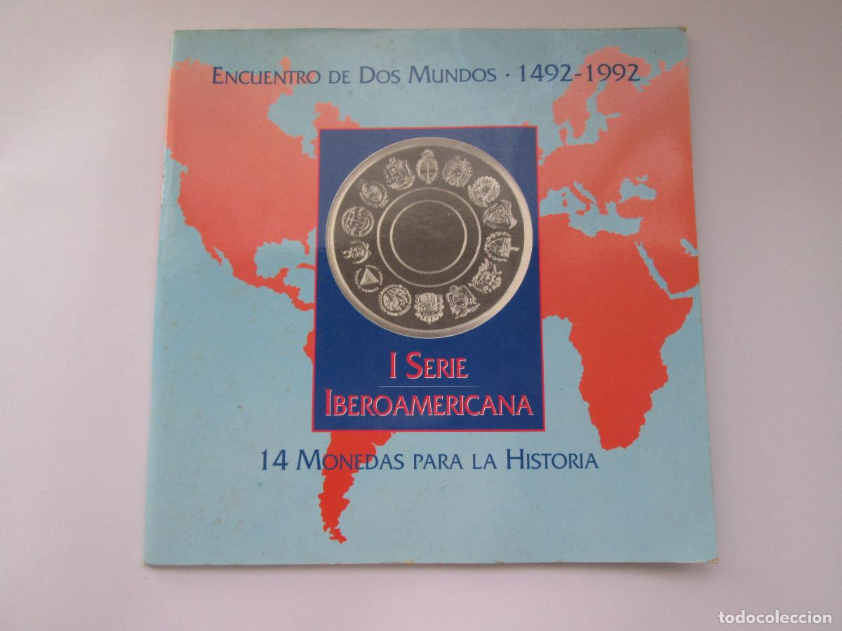 Monedas de Espa&ntilde;a: FASCICULO QUE ACOMPA&Ntilde;ABA LAS MONEDAS - 14 MONEDAS PARA LA HISTORIA - I SERIE IBEROAMERICANA