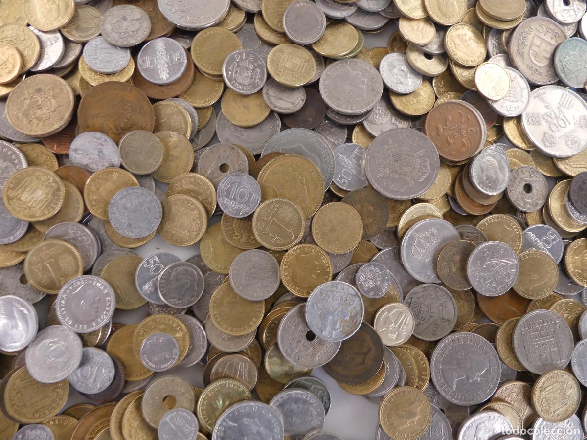 Monedas de Espa&ntilde;a: Colecci&oacute;n Lote de Monedas de Espa&ntilde;a y el Mundo + - 6,6 KILOS