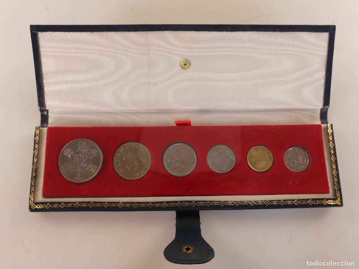 Monedas de Espa&ntilde;a: ESTUCHE CON MONEDAS DE PESETAS MUNDIAL ESPA&Ntilde;A 82