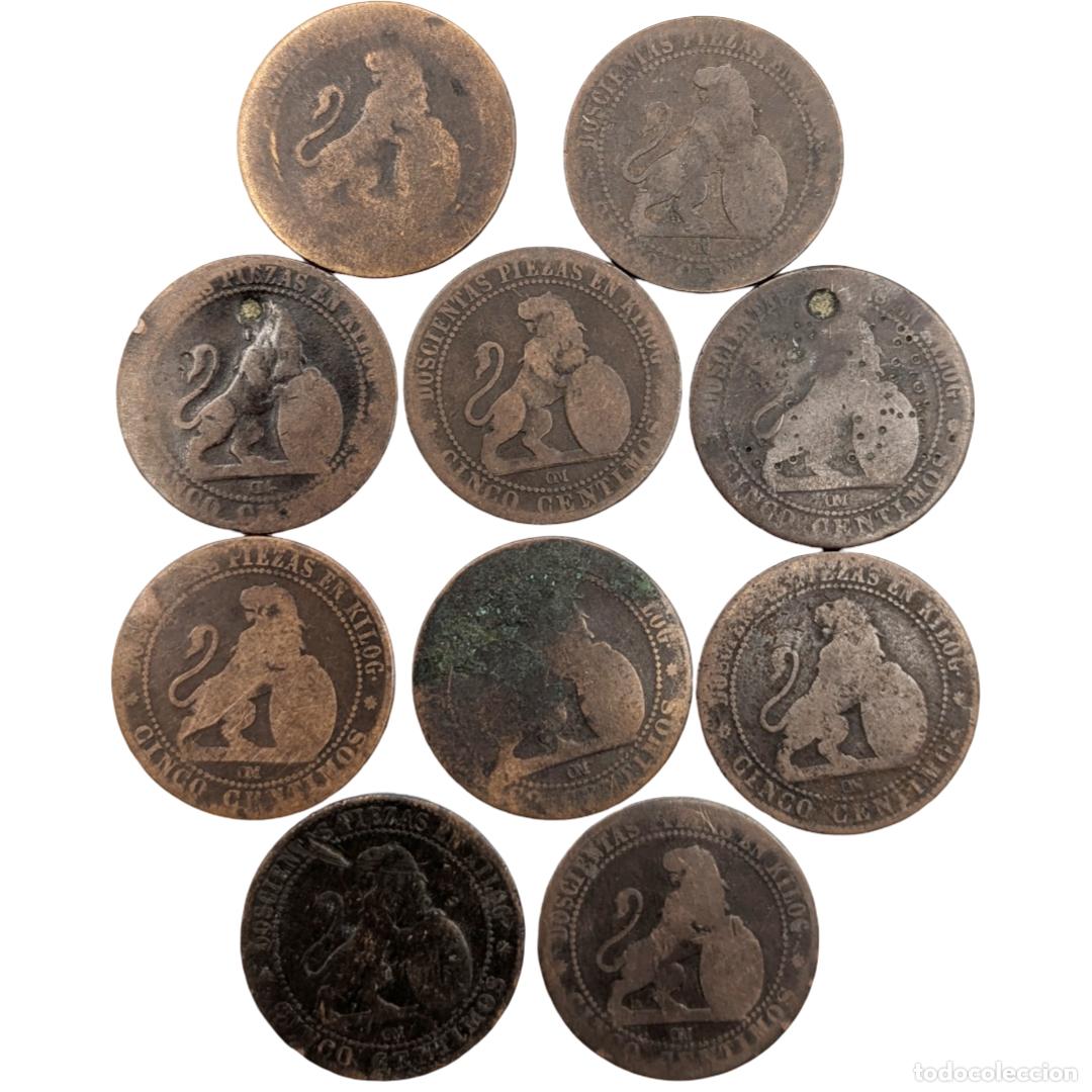 Monedas de Espa&ntilde;a: Monedas de 2 c&eacute;ntimos (10) - Espa&ntilde;a - Foto 1