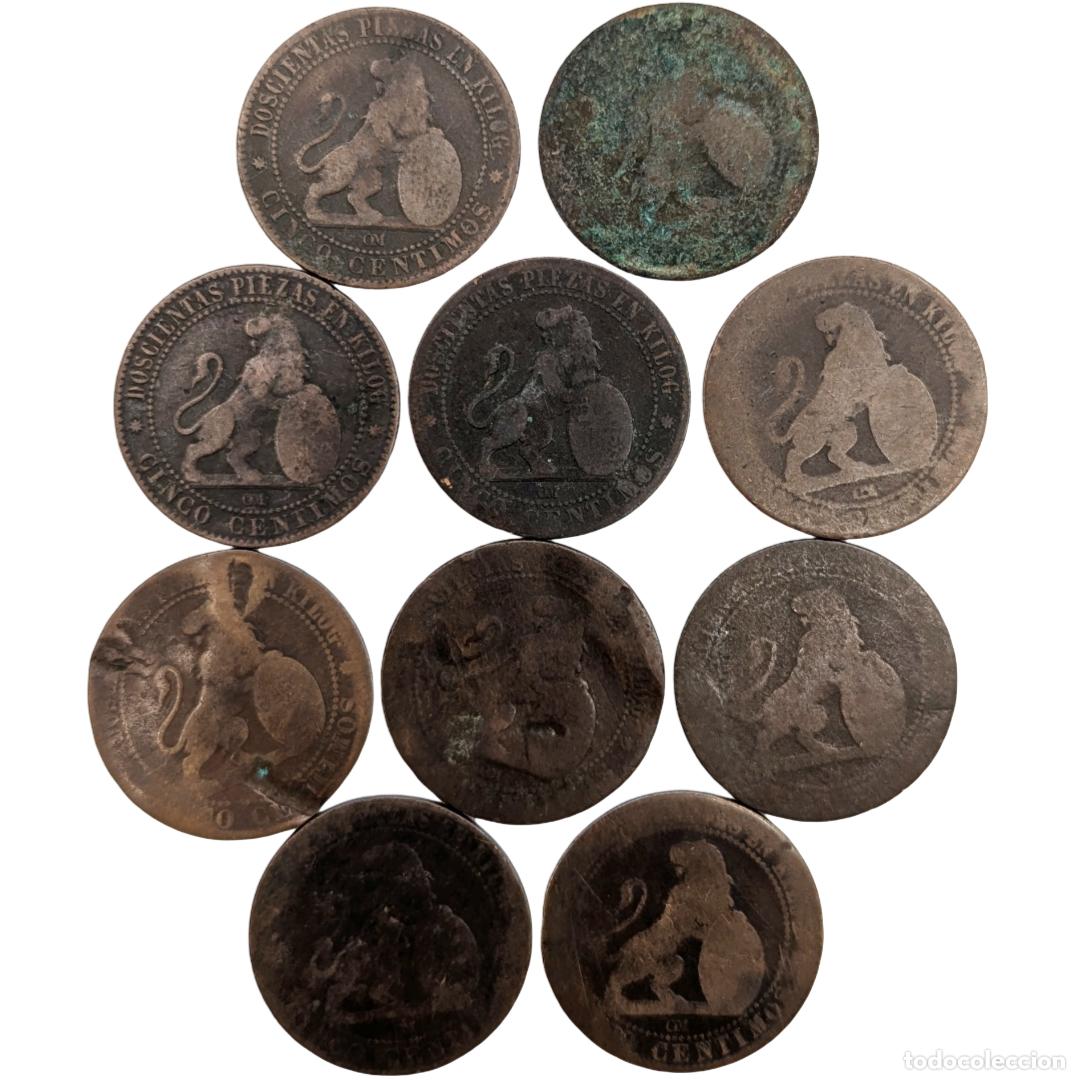 Monedas de Espa&ntilde;a: Monedas de 2 c&eacute;ntimos (10) - Espa&ntilde;a - Foto 2