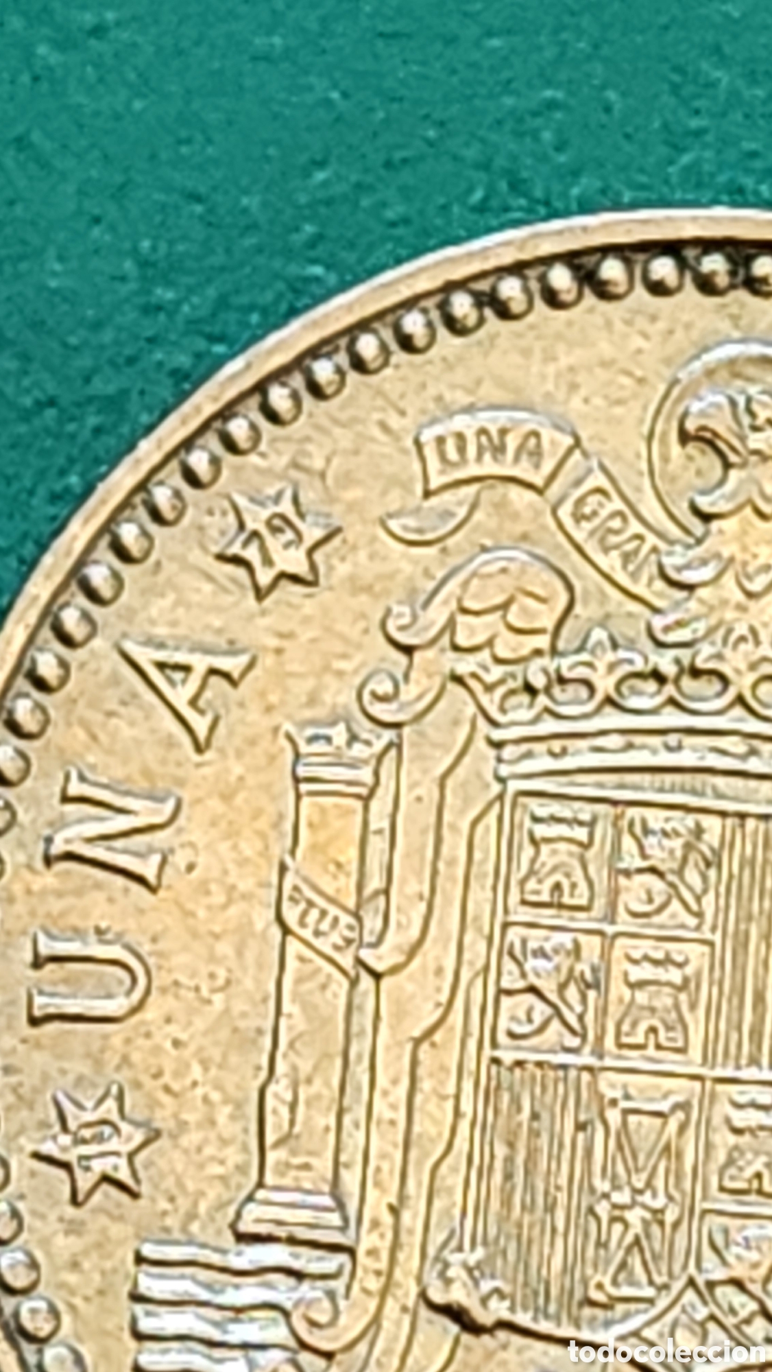 Monedas de Espa&ntilde;a: 1 Peseta 1975 (*19-*79) Juan Carlos I - Estado Sin Circular (SC) / Brillo Original de Ceca