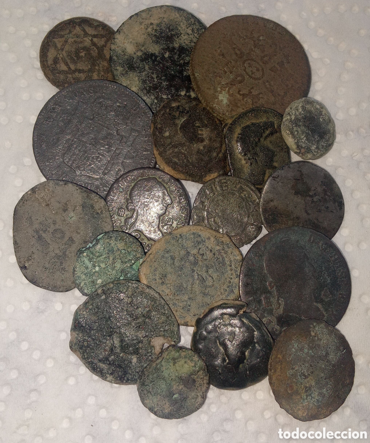 Monedas de Espa&ntilde;a: LOTE DE MONEDAS ANTIGUAS