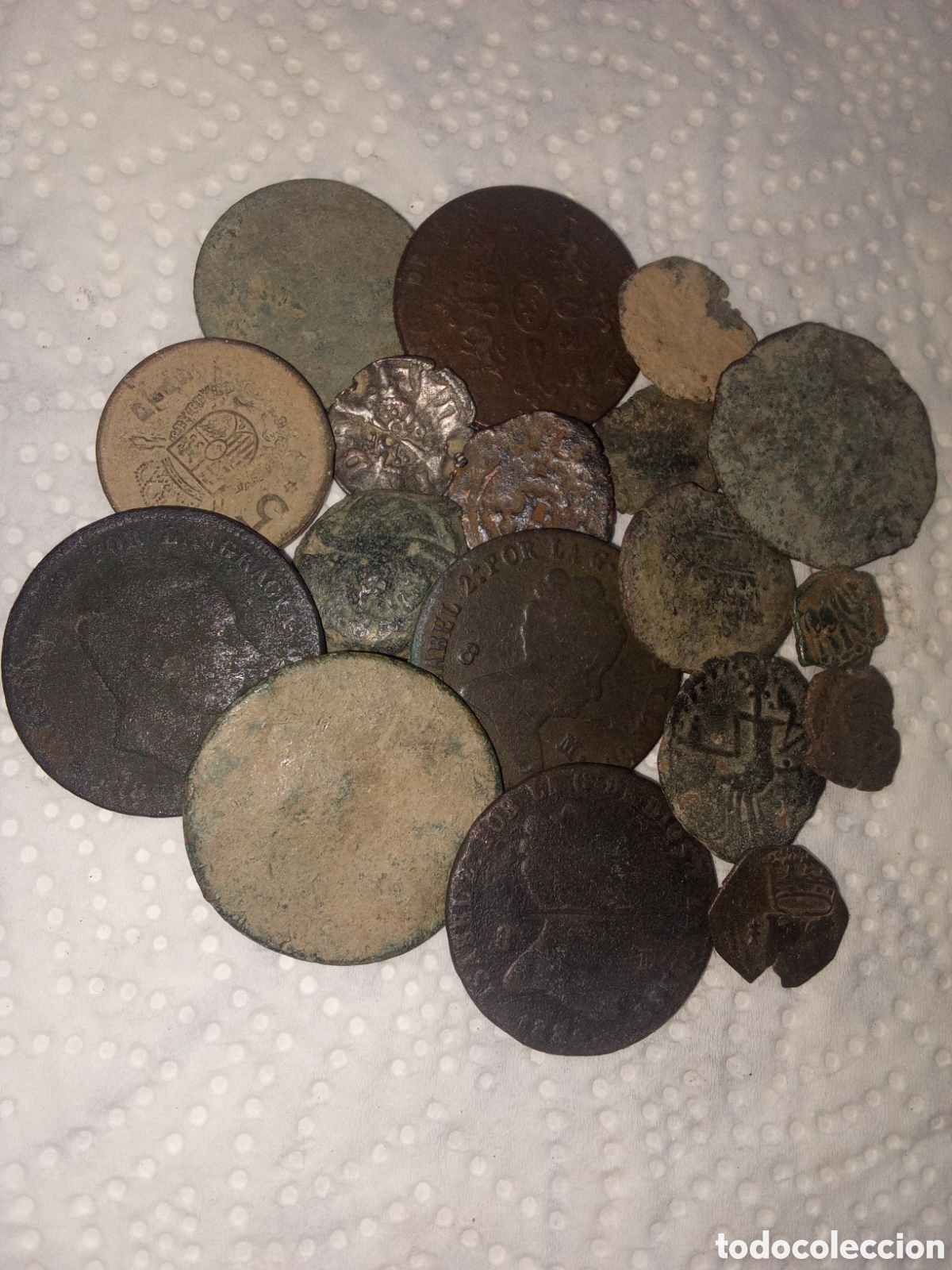 Monedas de Espa&ntilde;a: LOTE DE MONEDAS ANTIGUAS