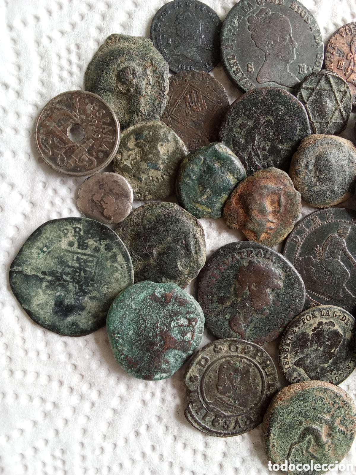 Monedas de Espa&ntilde;a: LOTE DE MONEDAS ANTIGUAS - Foto 2