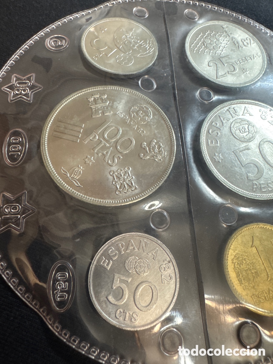 Monedas de Espa&ntilde;a: SERIE COMPLETA MUNDIAL ESPA&Ntilde;A 82 &ndash; 6 MONEDAS &ndash; 1980 &ndash;