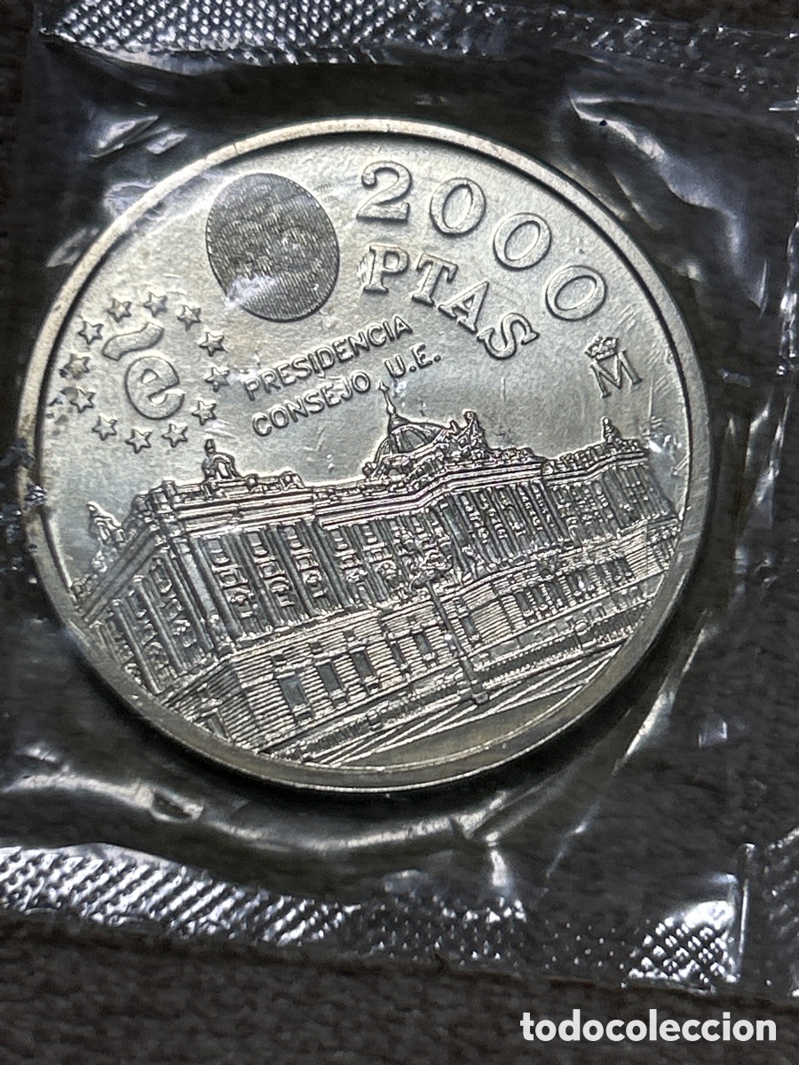 Monedas de Espa&ntilde;a: MONEDA DE PLATA 2000 PESETAS - Foto 2
