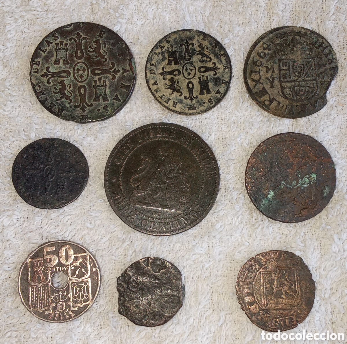 Monedas de Espa&ntilde;a: LOTE DE MONEDAS ANTIGUAS - Foto 2