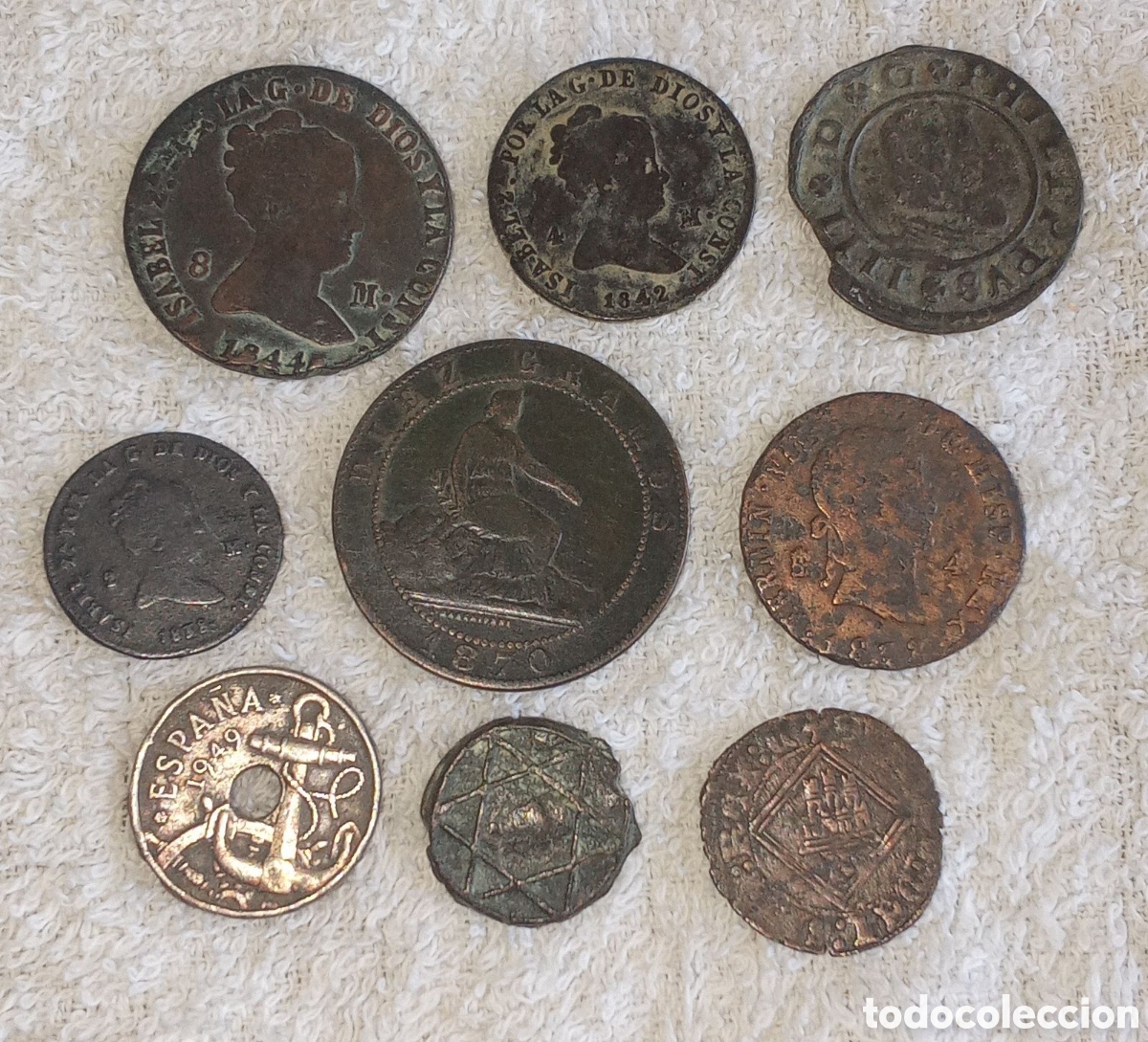 Monedas de Espa&ntilde;a: LOTE DE MONEDAS ANTIGUAS - Foto 1
